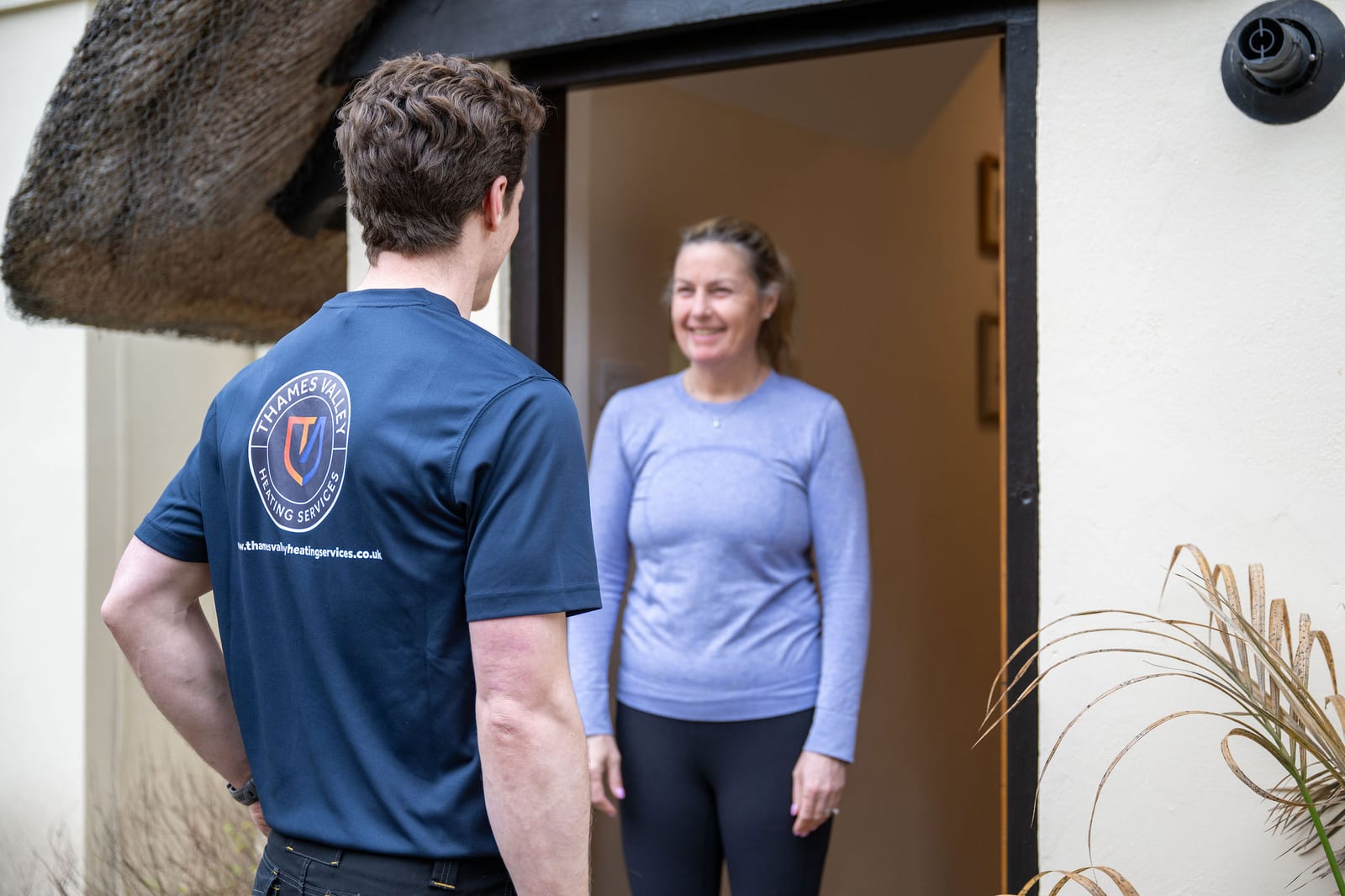 Step 1 — home heating survey for a new boiler installation by Thames Valley Heating Services