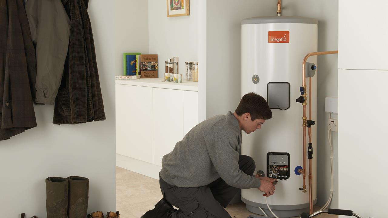 Step 3 — unvented cylinder fitted by Thames Valley Heating Services